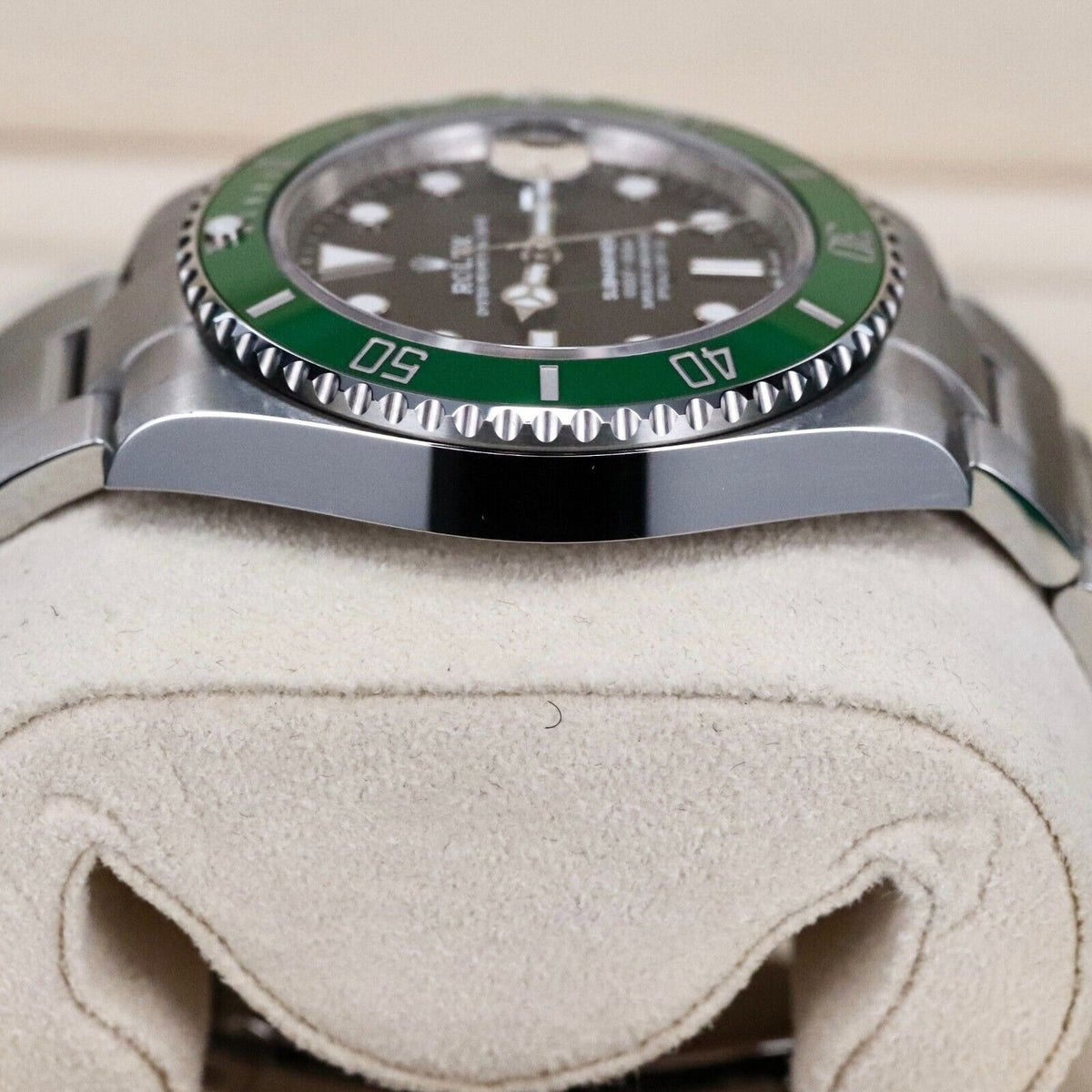 Rolex Submariner STARBUCKS Green Bezel Black Dial Oyster Steel Bracelet Sub Date 126610LV