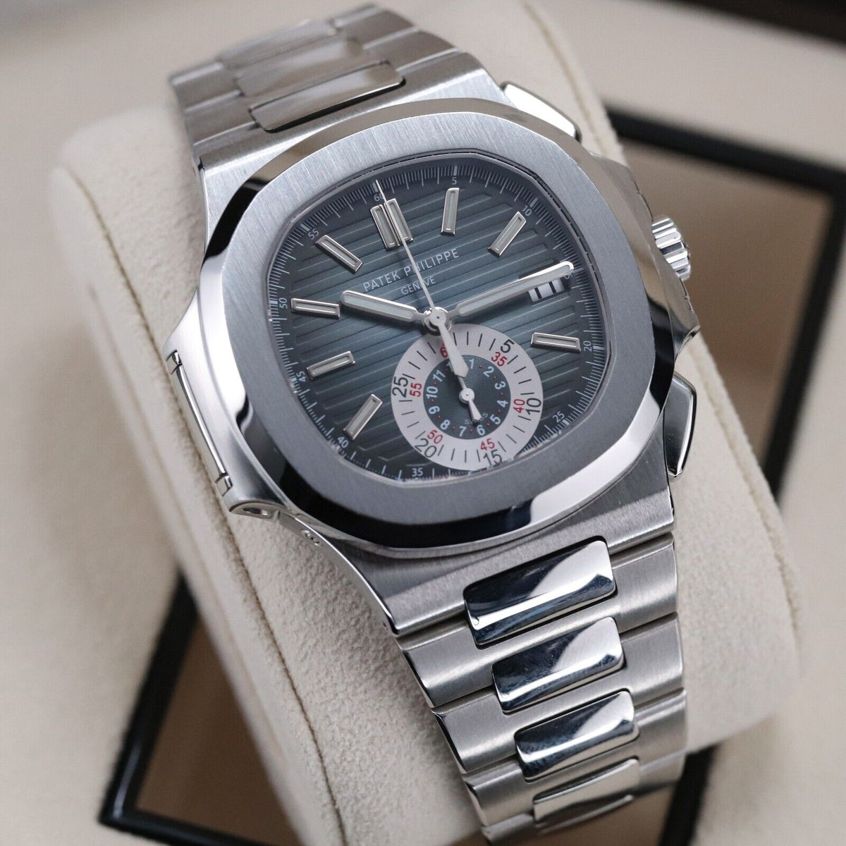 Patek Philippe Nautilus 5980/1A-001 Gradient Blue Dial Steel Bracelet