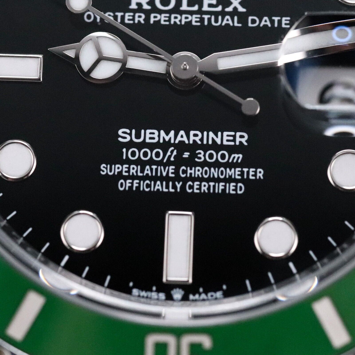 Rolex Submariner STARBUCKS Green Bezel Black Dial Oyster Steel Bracelet Sub Date 126610LV