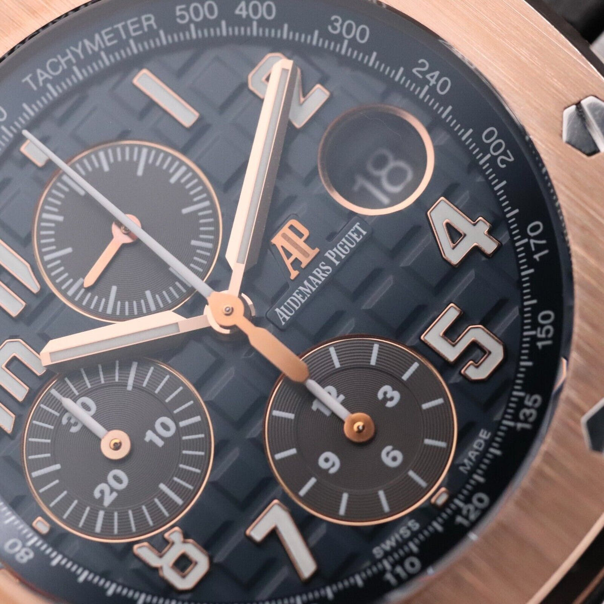 Audemars Piguet Royal Oak Offshore 42m Two Tone Blue Rose Steel Bucherer 26471SR.OO.D101CR.01.A