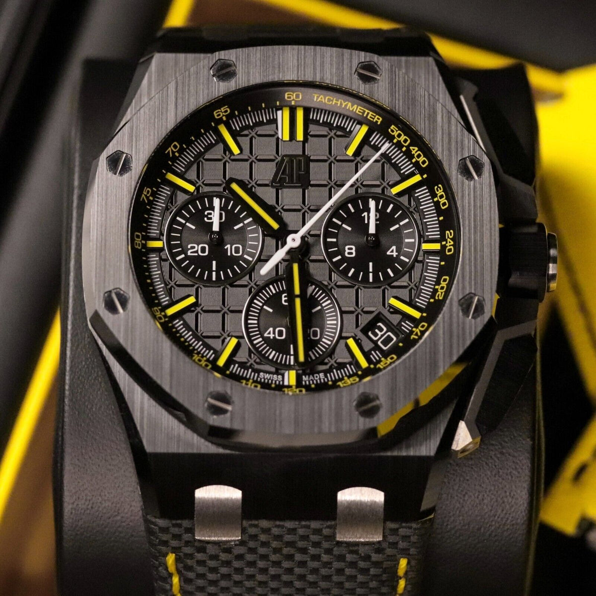 Audemars Piguet Royal Oak Offshore End of Days 43mm Black Ceramic Yellow 26420CE.OO.A005VE.01