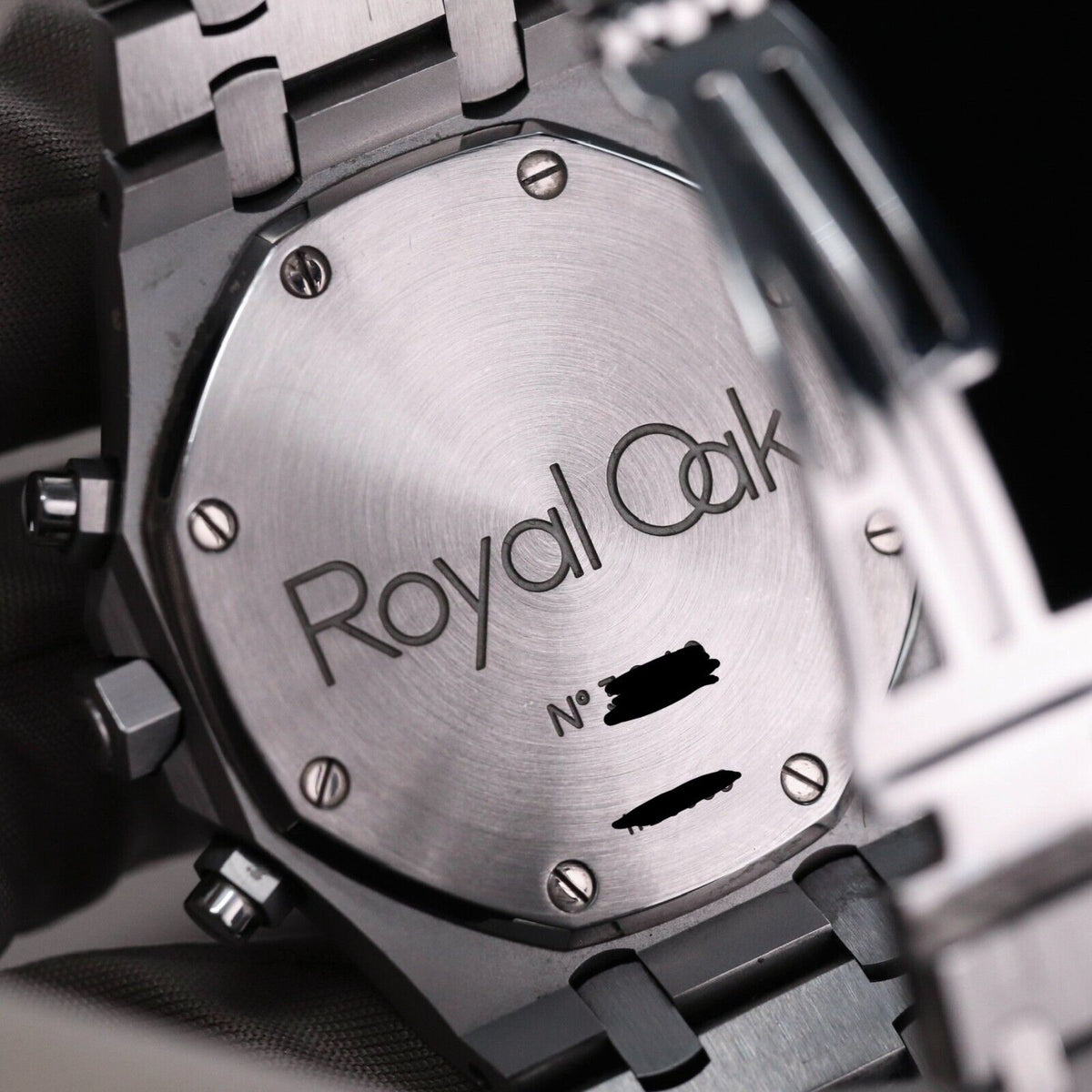 Audemars Piguet Royal Oak Chrono 39mm Blue White Dial RARE 26300ST.OO.1110ST.03 - Box & Paper