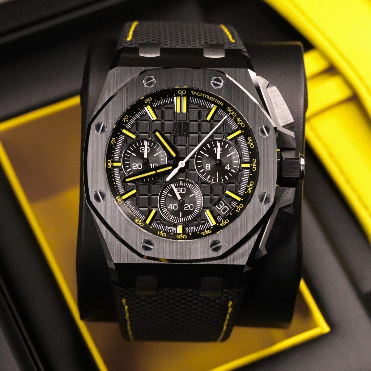 Audemars Piguet Royal Oak Offshore End of Days 43mm Black Ceramic Yellow 26420CE.OO.A005VE.01