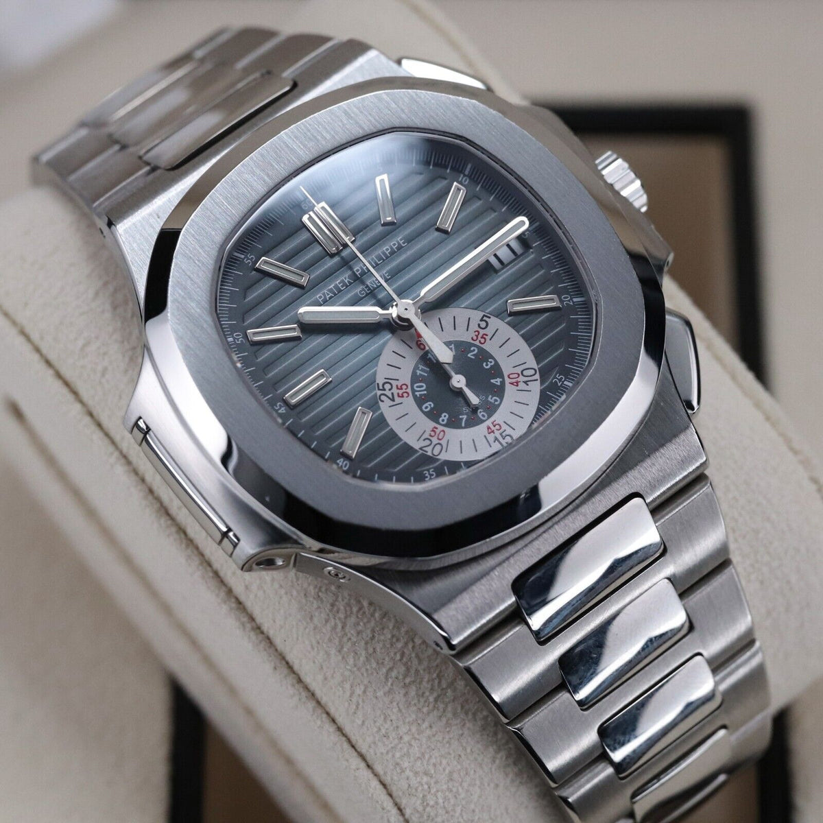 Patek Philippe Nautilus 5980/1A-001 Gradient Blue Dial Steel Bracelet