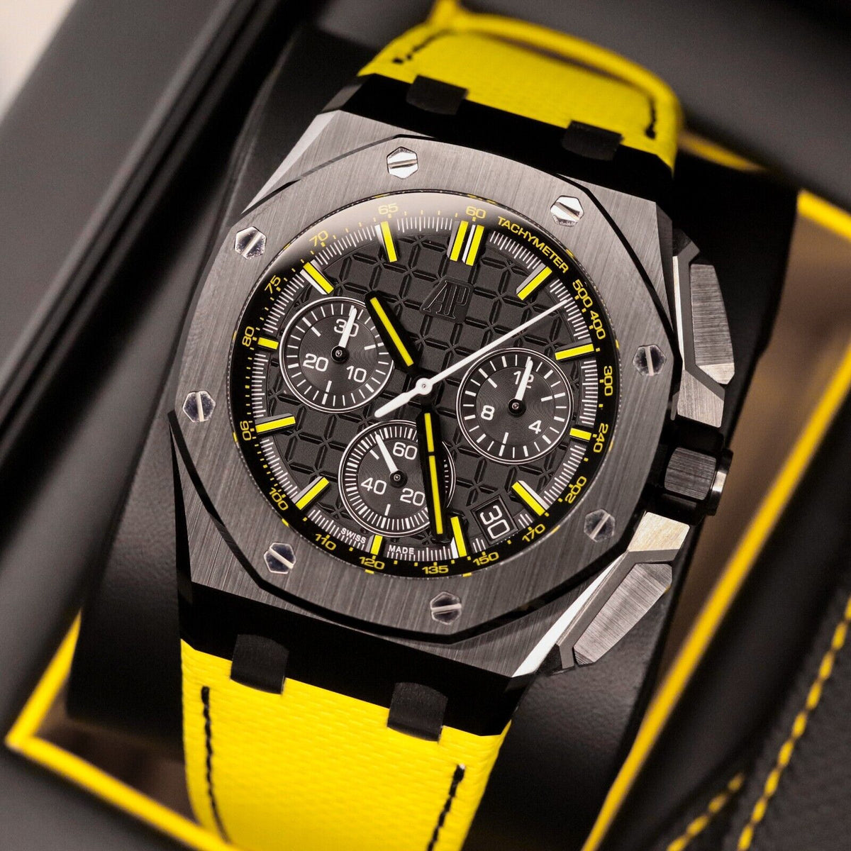 Audemars Piguet Royal Oak Offshore End of Days 43mm Black Ceramic Yellow 26420CE.OO.A005VE.01