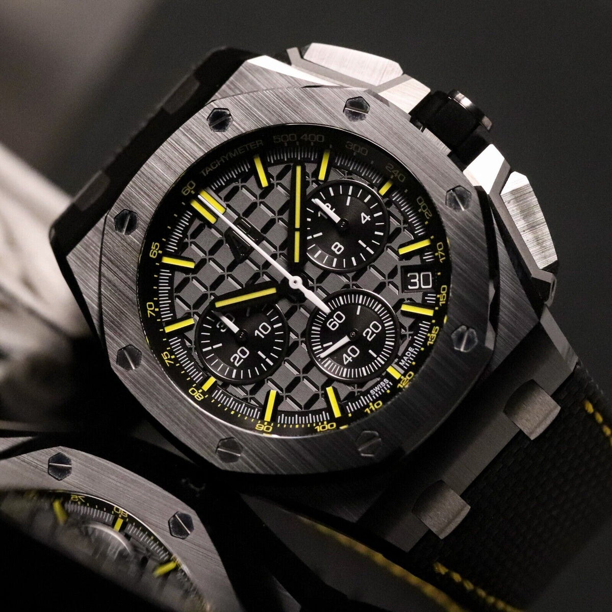 Audemars Piguet Royal Oak Offshore End of Days 43mm Black Ceramic Yellow 26420CE.OO.A005VE.01
