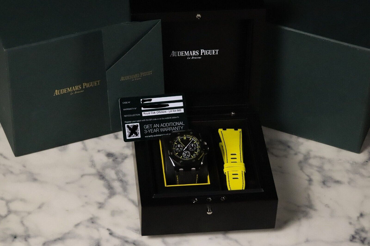 Audemars Piguet Royal Oak Offshore End of Days 43mm Black Ceramic Yellow 26420CE.OO.A005VE.01