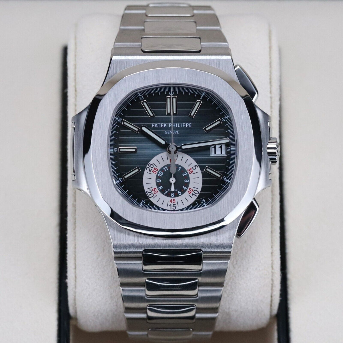 Patek Philippe Nautilus 5980/1A-001 Gradient Blue Dial Steel Bracelet