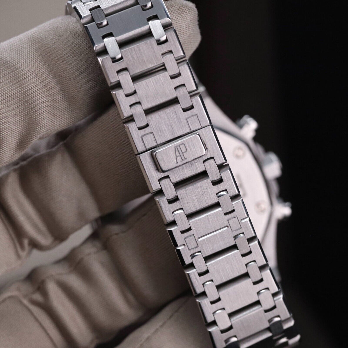 Audemars Piguet Royal Oak Chrono 39mm Blue White Dial RARE 26300ST.OO.1110ST.03 - Box & Paper