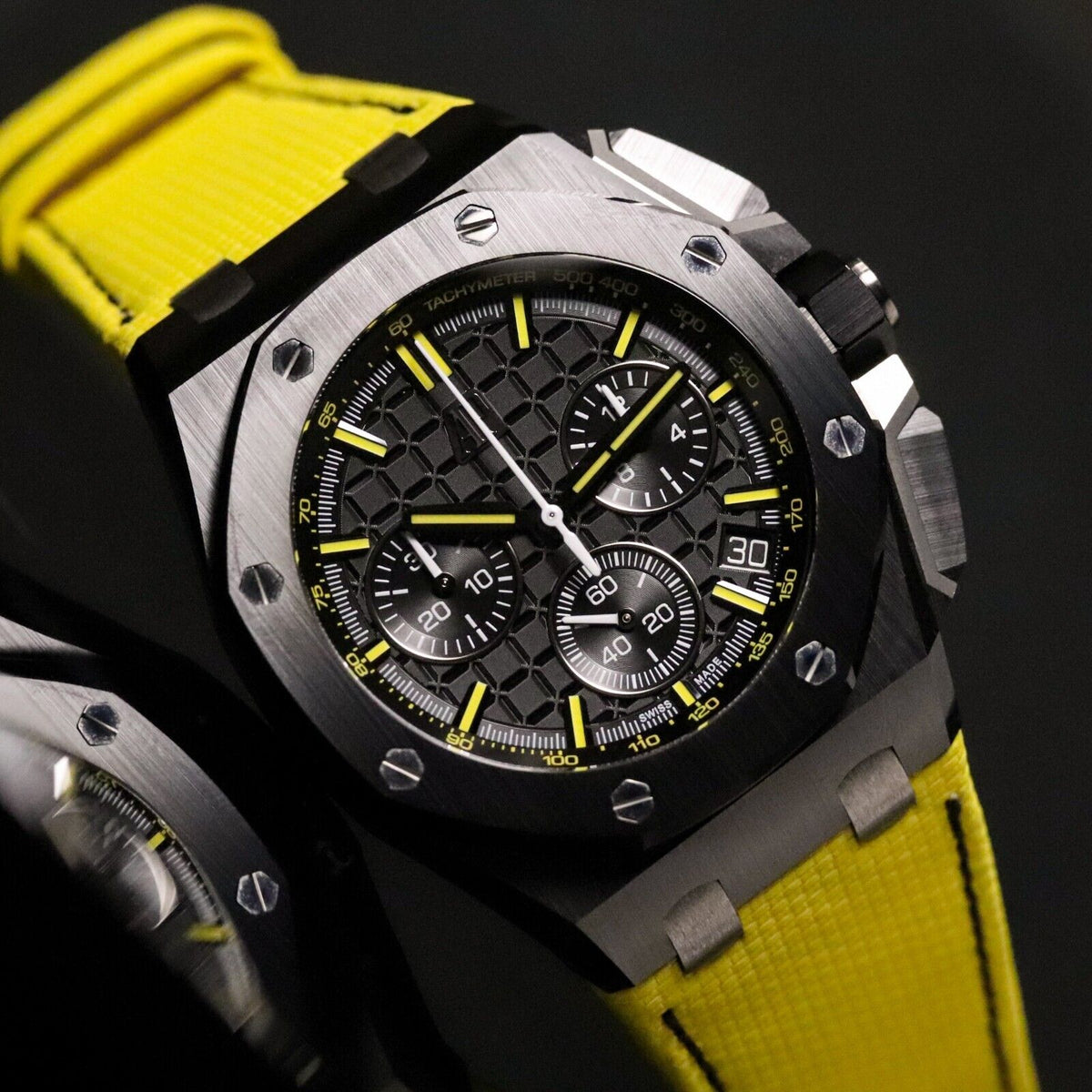 Audemars Piguet Royal Oak Offshore End of Days 43mm Black Ceramic Yellow 26420CE.OO.A005VE.01