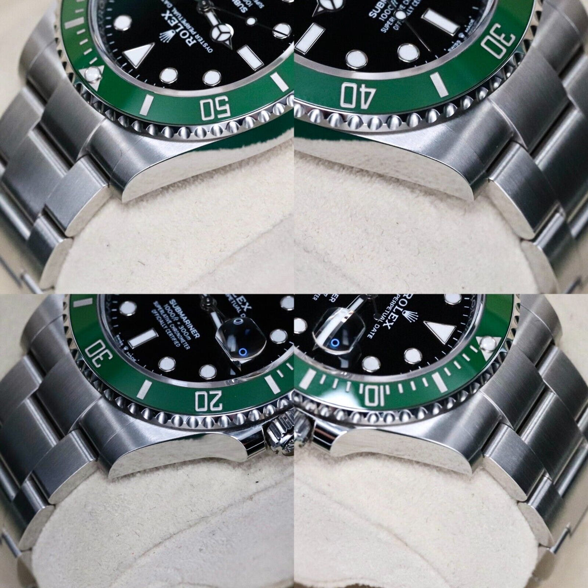 Rolex Submariner STARBUCKS Green Bezel Black Dial Oyster Steel Bracelet Sub Date 126610LV