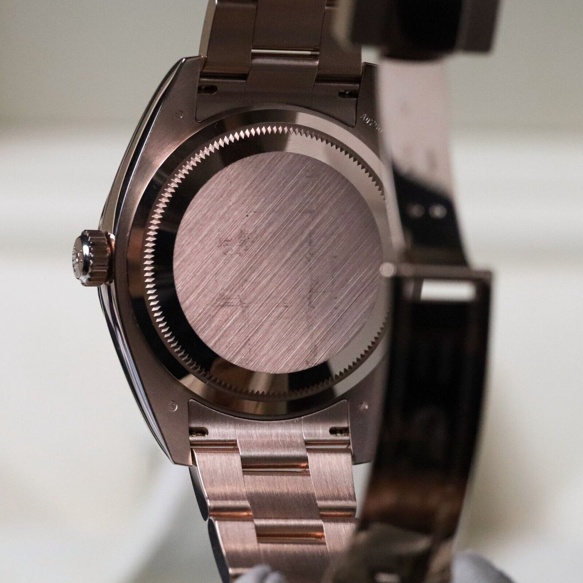 Rolex Sky-Dweller 18k Rose Gold Case Rhodium Gray Dial 42mm Fluted Oyster 326935