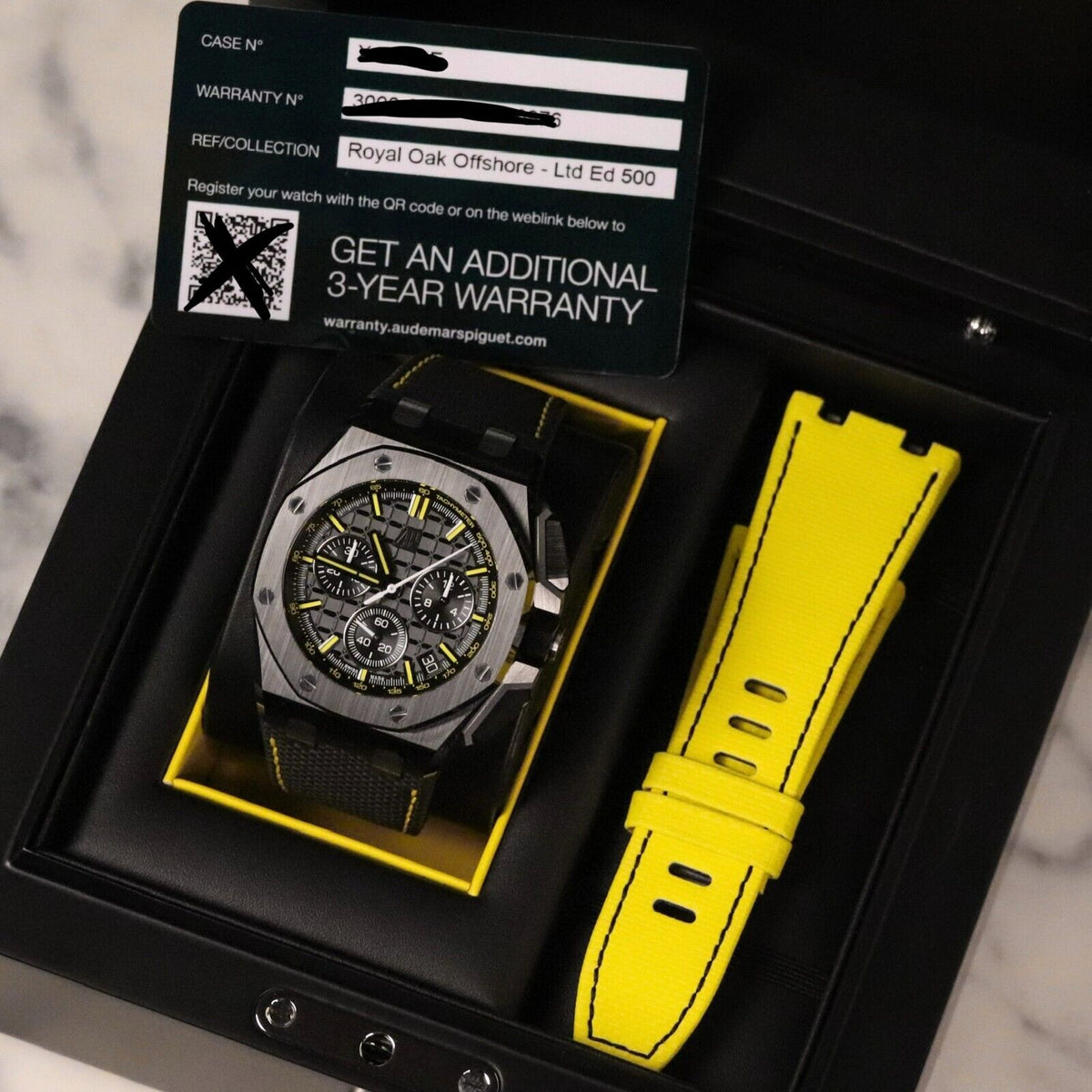 Audemars Piguet Royal Oak Offshore End of Days 43mm Black Ceramic Yellow 26420CE.OO.A005VE.01