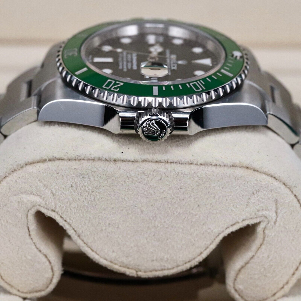 Rolex Submariner STARBUCKS Green Bezel Black Dial Oyster Steel Bracelet Sub Date 126610LV