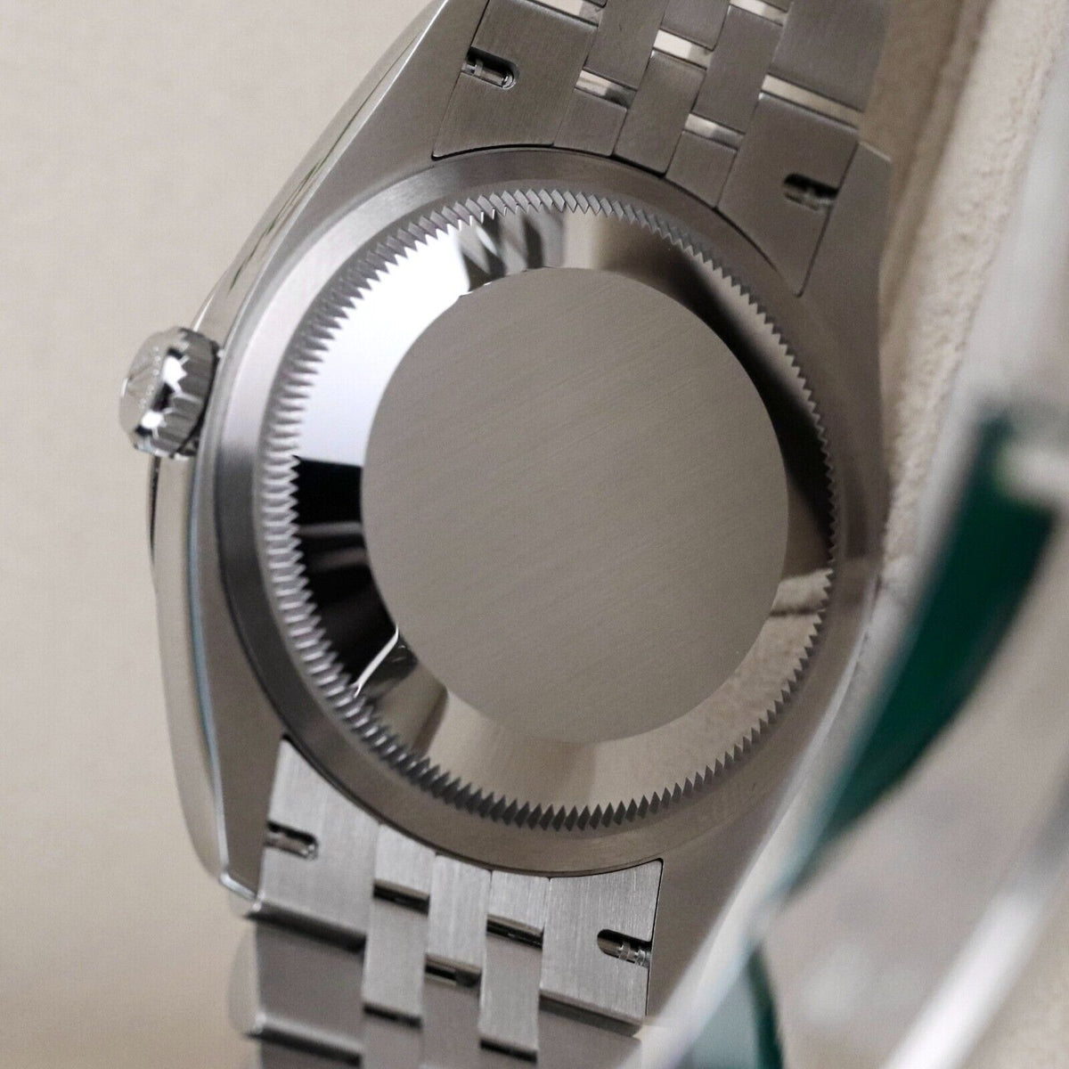 Rolex Datejust 36mm 126234 Green Mint Dial Jubilee Fluted Bezel Complete