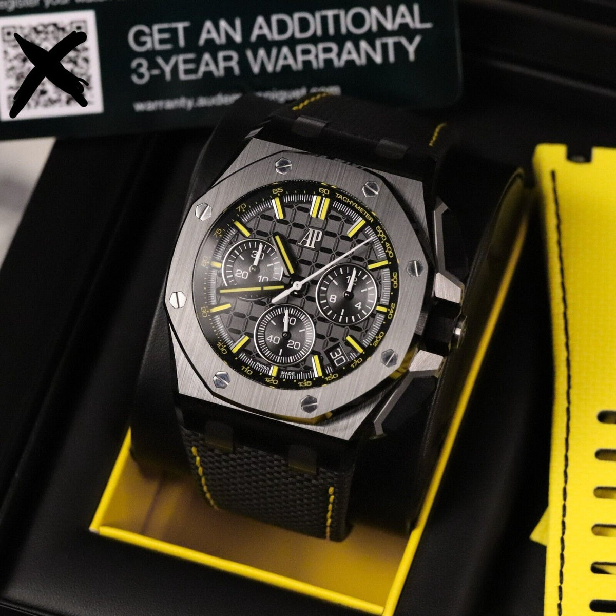 Audemars Piguet Royal Oak Offshore End of Days 43mm Black Ceramic Yellow 26420CE.OO.A005VE.01