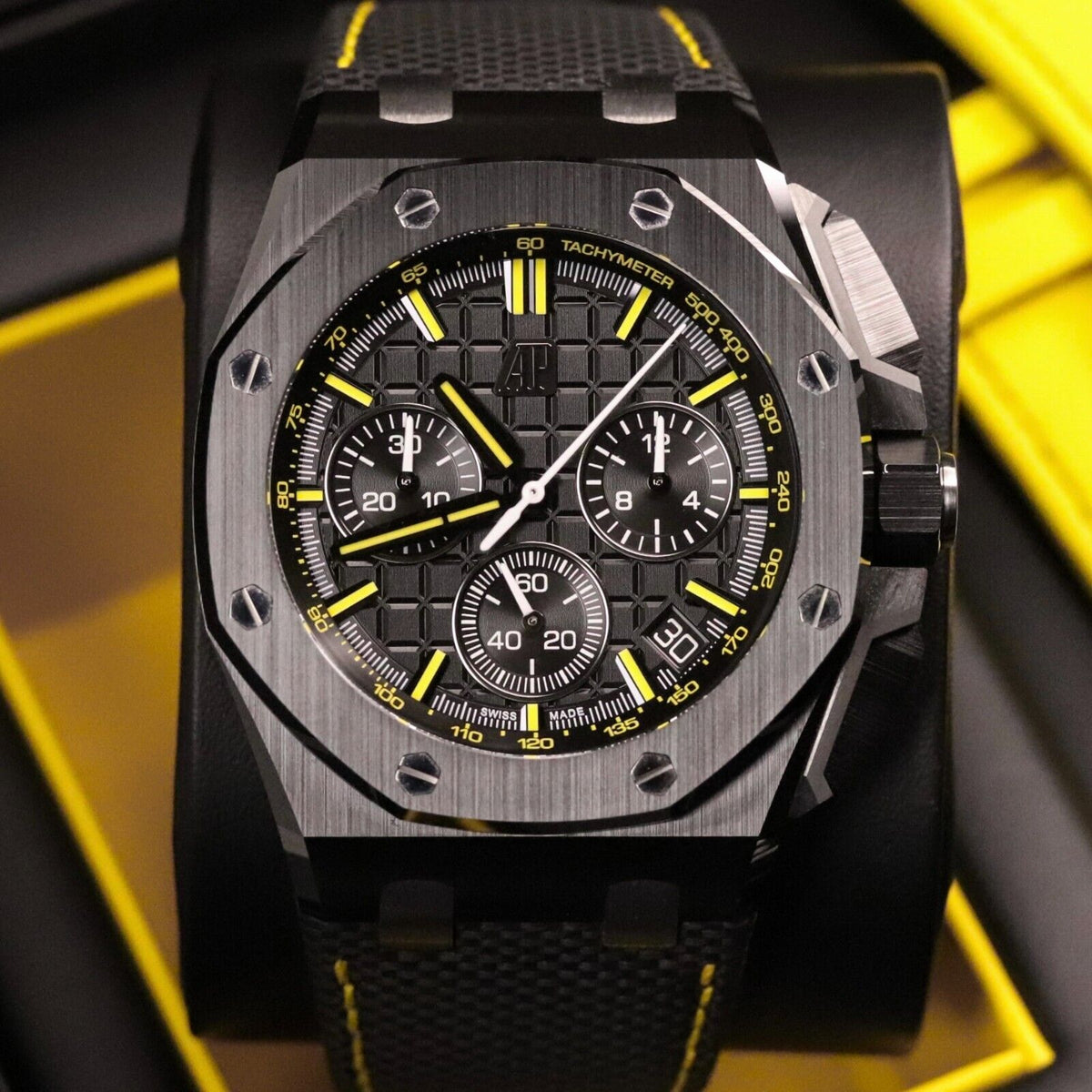 Audemars Piguet Royal Oak Offshore End of Days 43mm Black Ceramic Yellow 26420CE.OO.A005VE.01