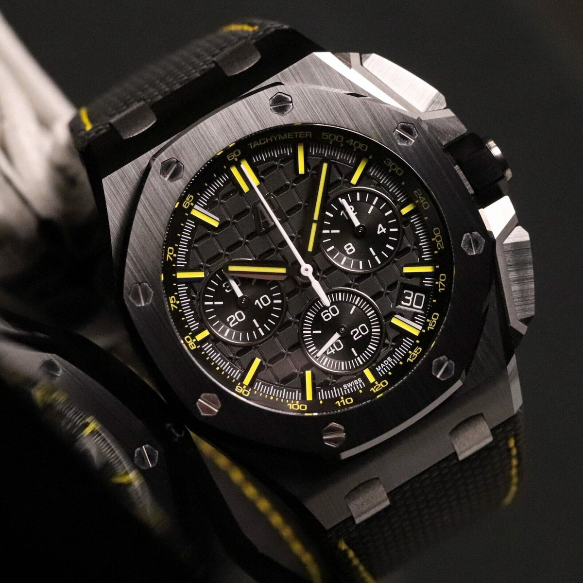 Audemars Piguet Royal Oak Offshore End of Days 43mm Black Ceramic Yellow 26420CE.OO.A005VE.01