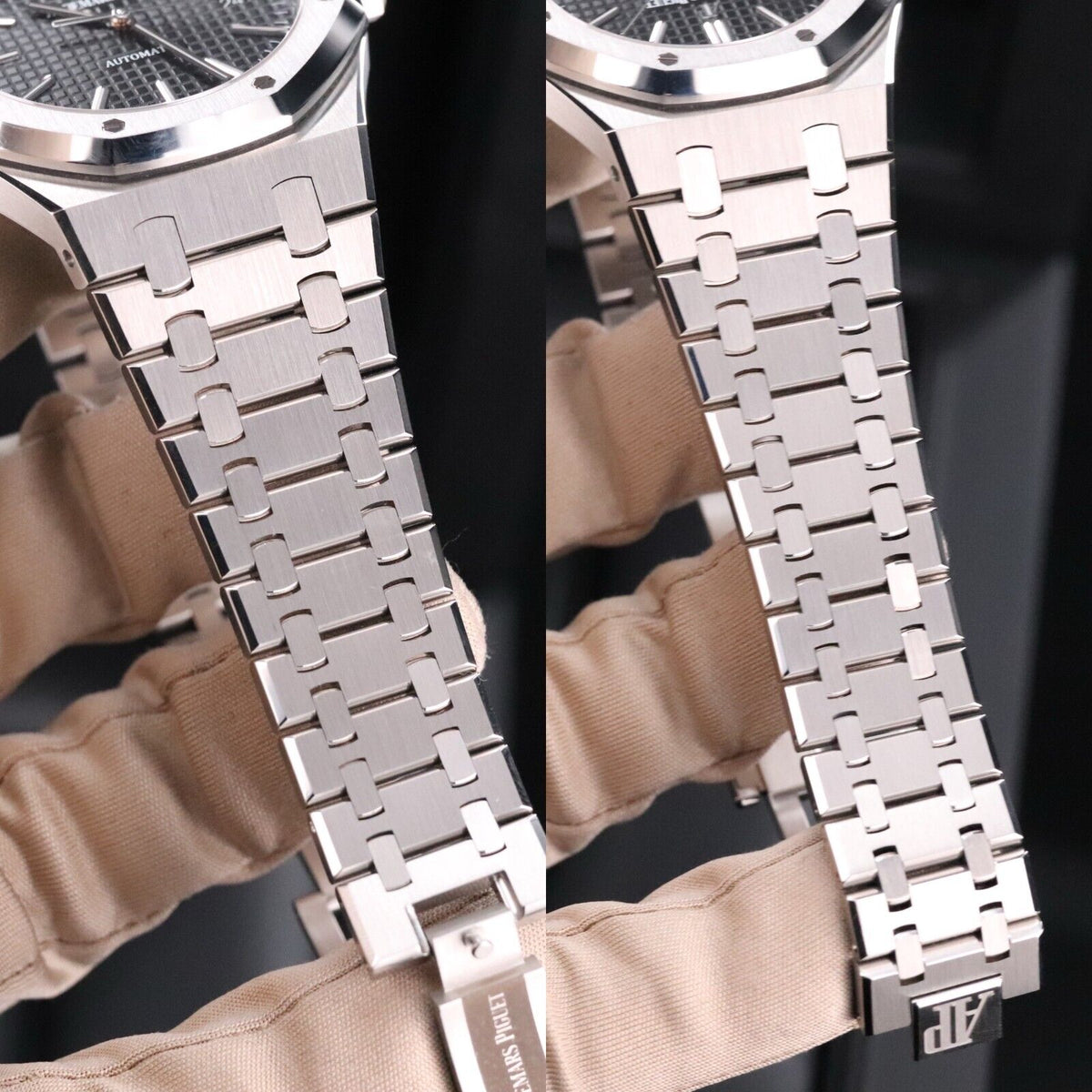 Audemars Piguet Royal Oak 41mm Steel Case Black Dial Steel Bracelet Automatic Date 15400ST.OO.1220ST.01