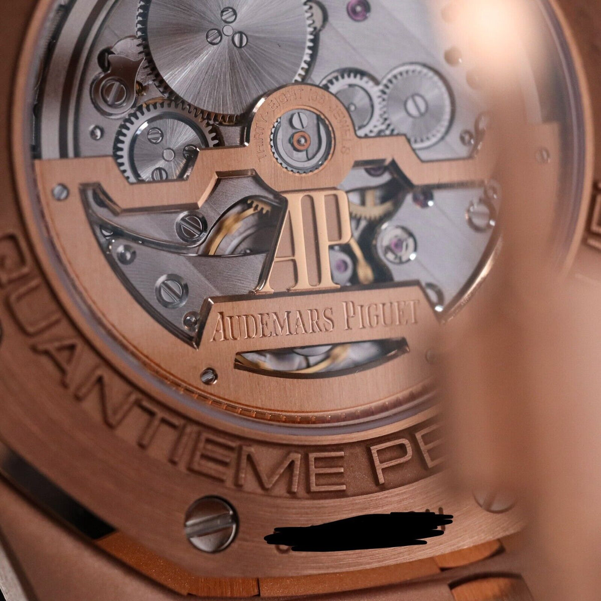 Audemars Piguet Royal Oak Perpetual Calendar 41m Rose Gold Ice Blue 26574OR