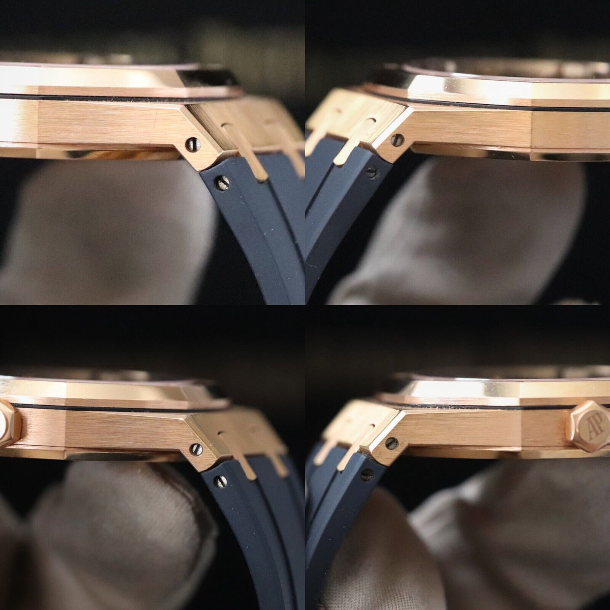 Audemars Piguet Royal Oak Automatic 41mm Rose Gold Black Dial 15400OR.OO.D002CR.01 Mint