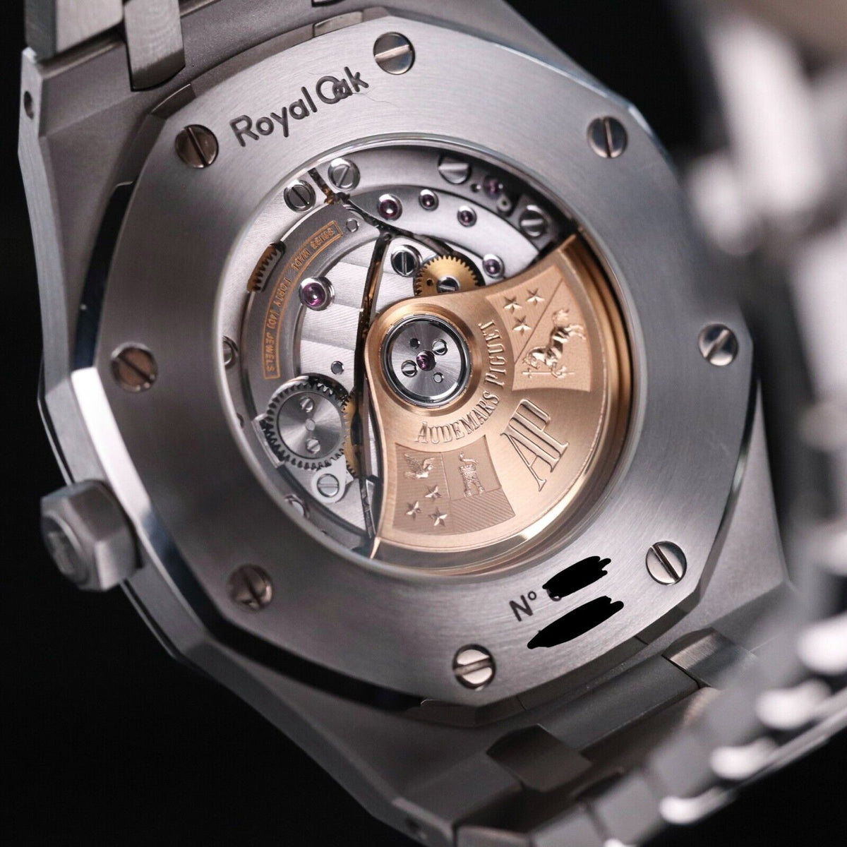 Audemars Piguet Royal Oak 41mm Steel Case Black Dial Steel Bracelet Automatic Date 15400ST.OO.1220ST.01