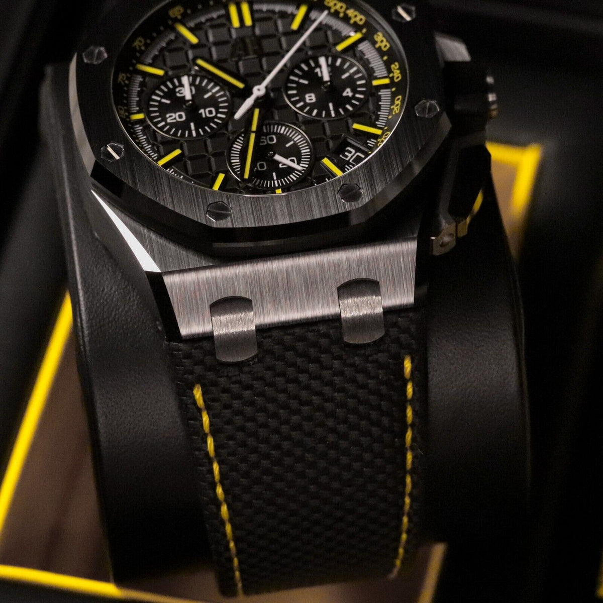 Audemars Piguet Royal Oak Offshore End of Days 43mm Black Ceramic Yellow 26420CE.OO.A005VE.01
