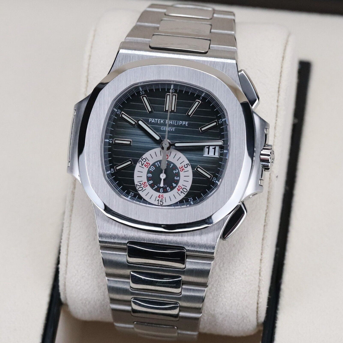 Patek Philippe Nautilus 5980/1A-001 Gradient Blue Dial Steel Bracelet