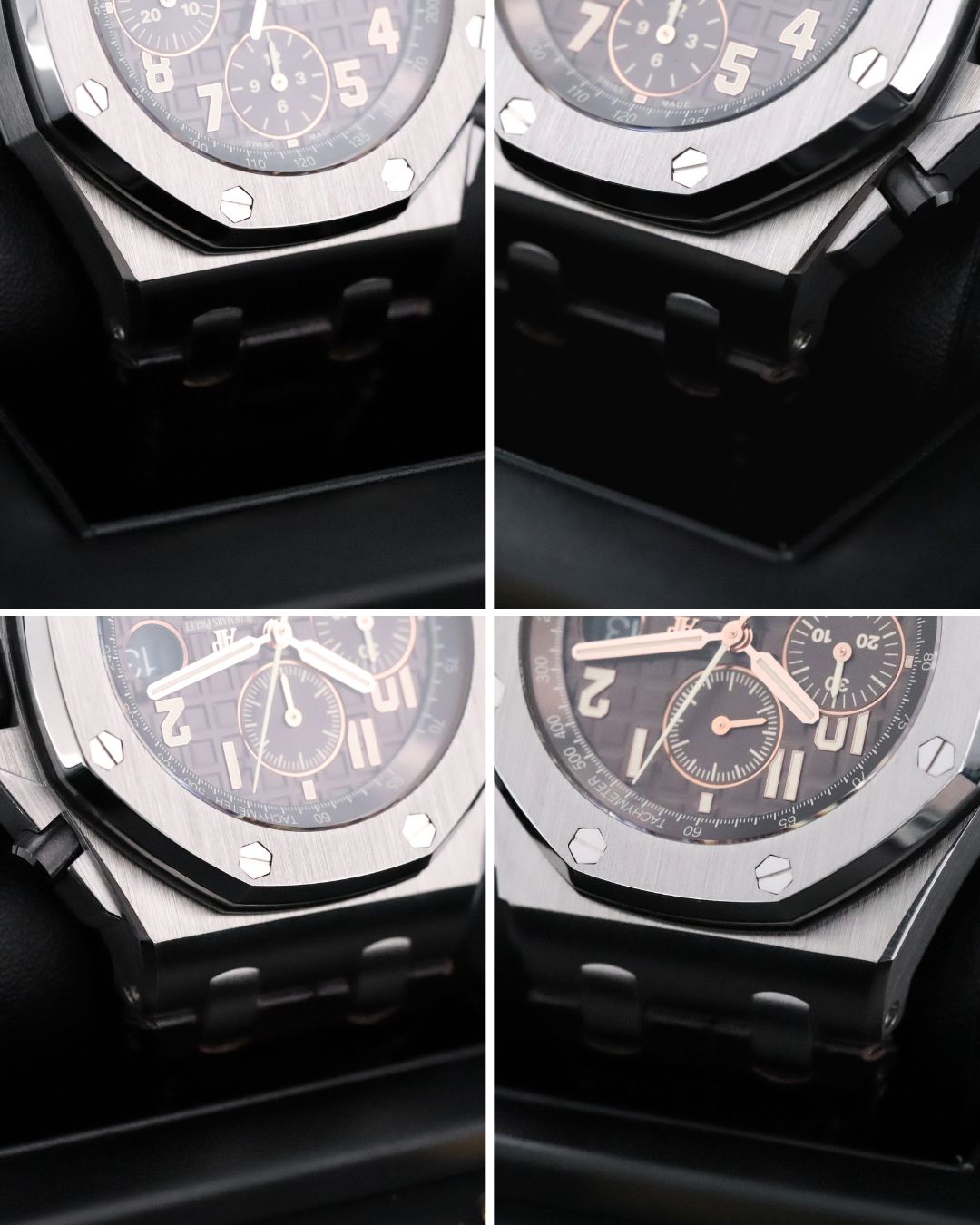 Audemars Piguet Royal Oak Offshore Chronograph 42mm Chrono Havana Brown Dial Steel Leather 26470ST.OO.A820CR.01