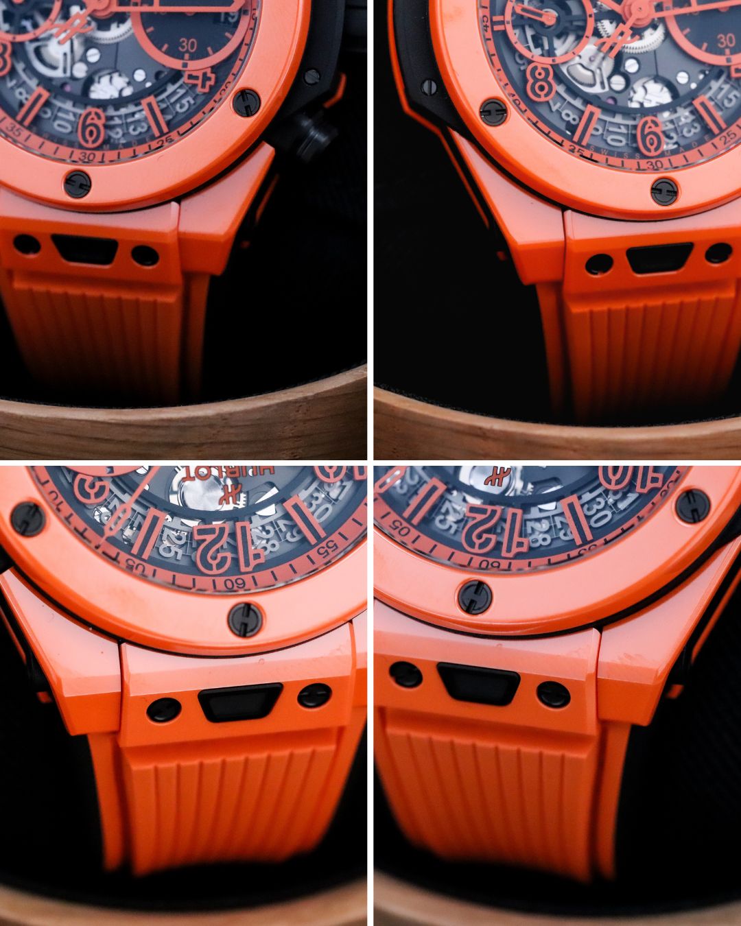 Hublot Big Bang Unico Orange 42mm Limited Skeleton Dial Ceramic Orange on Rubber 441.CU.5910.RX