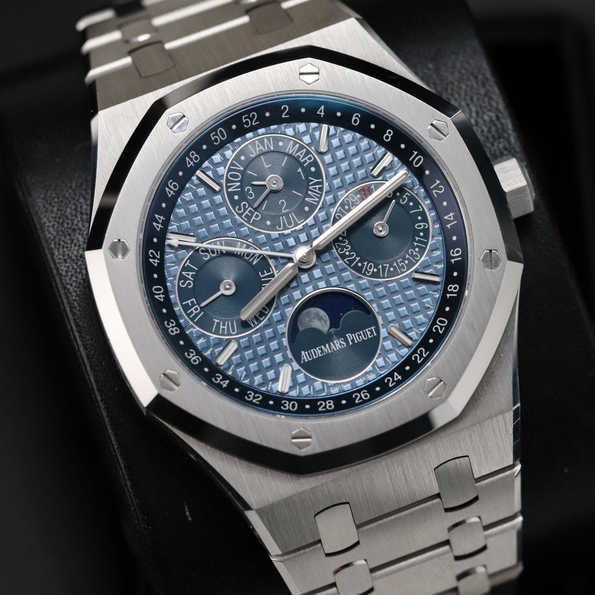 Audemars Piguet Royal Oak Perpetual Calendar Perpetual Calendar Blue Dial 41mm Stainless Steel 26574ST.OO.1220ST.02