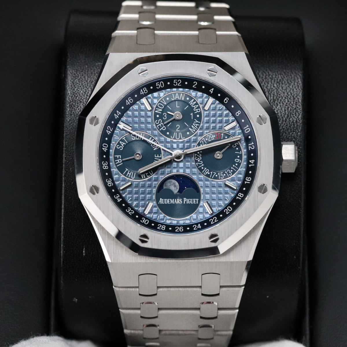Audemars Piguet Royal Oak Perpetual Calendar Perpetual Calendar Blue Dial 41mm Stainless Steel 26574ST.OO.1220ST.02