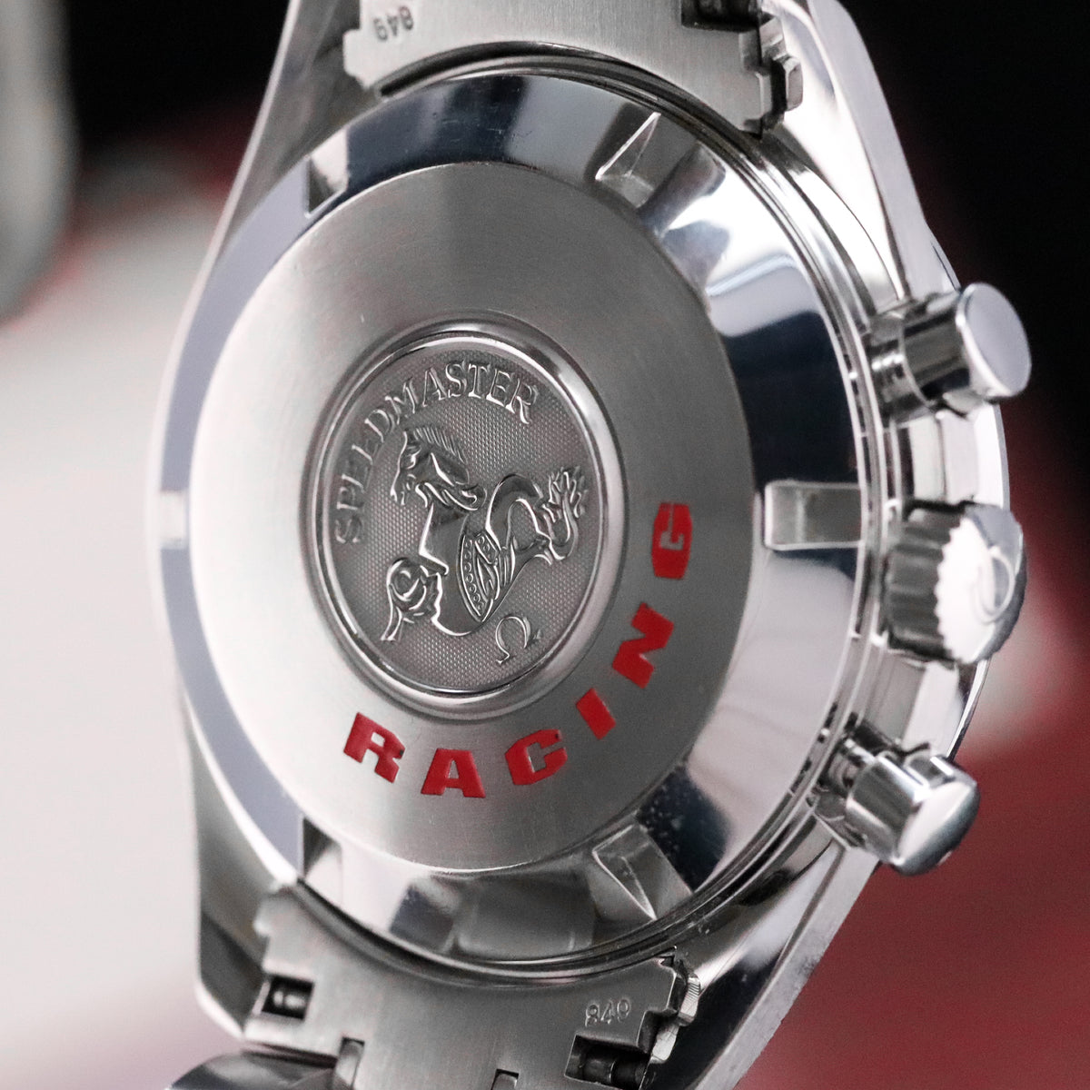 Omega Speedmaster Racing 42mm Black Carbon Fiber Dial Stainless Steel 3552.59.00