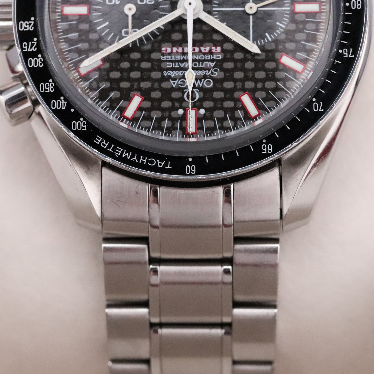 Omega Speedmaster Racing 42mm Black Carbon Fiber Dial Stainless Steel 3552.59.00