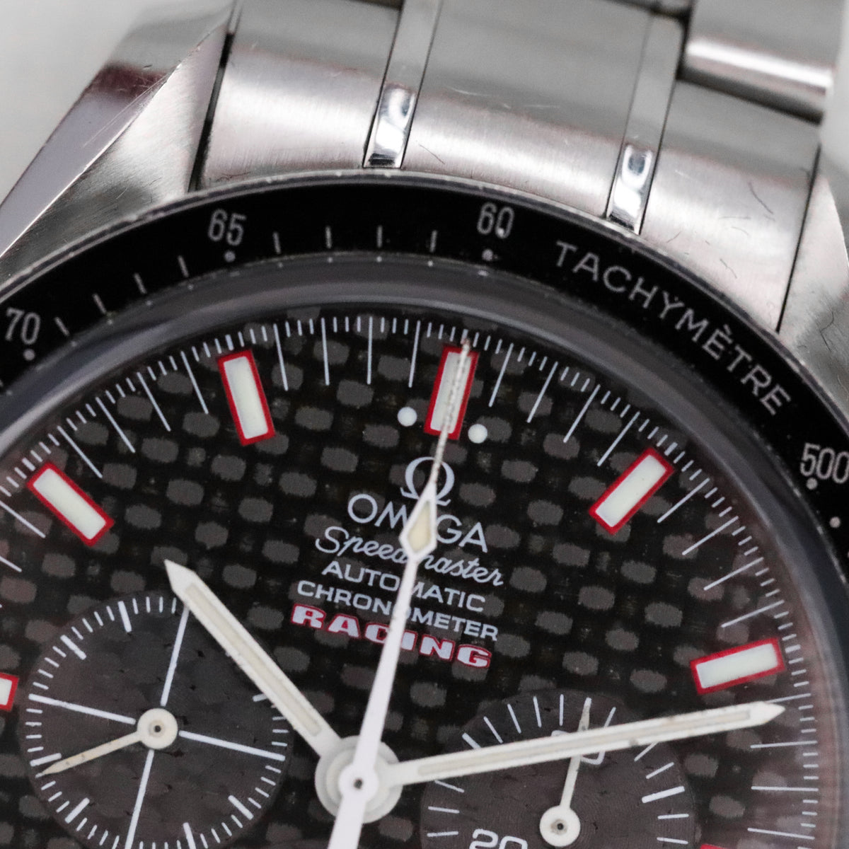 Omega Speedmaster Racing 42mm Black Carbon Fiber Dial Stainless Steel 3552.59.00