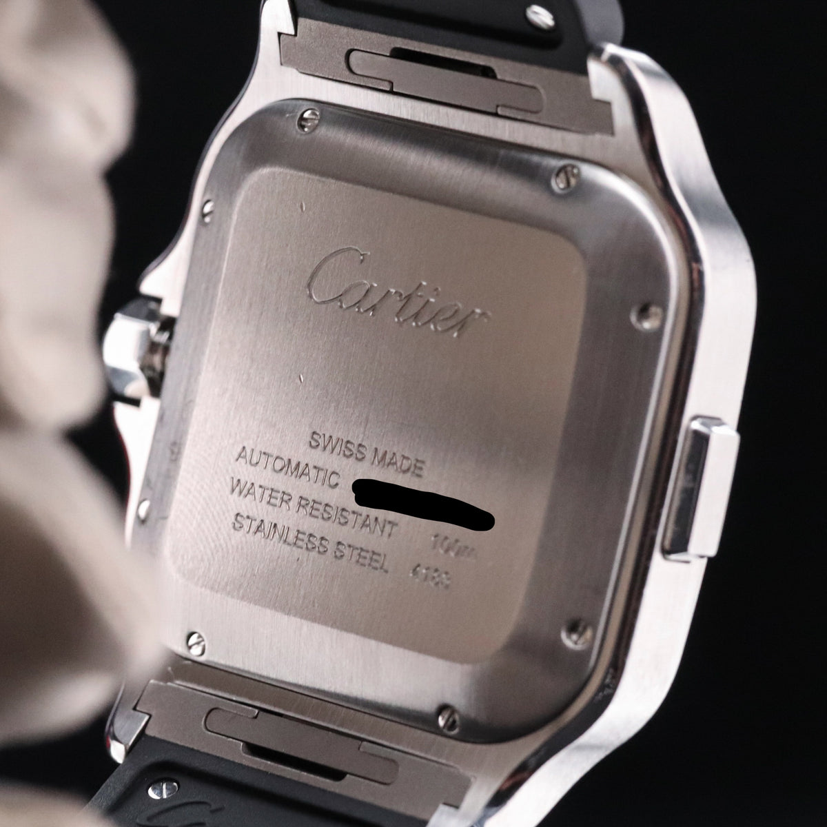 Cartier Santos De Cartier Chronograph 43.3mm Extra Large Model White Silver Roman WSSA0017