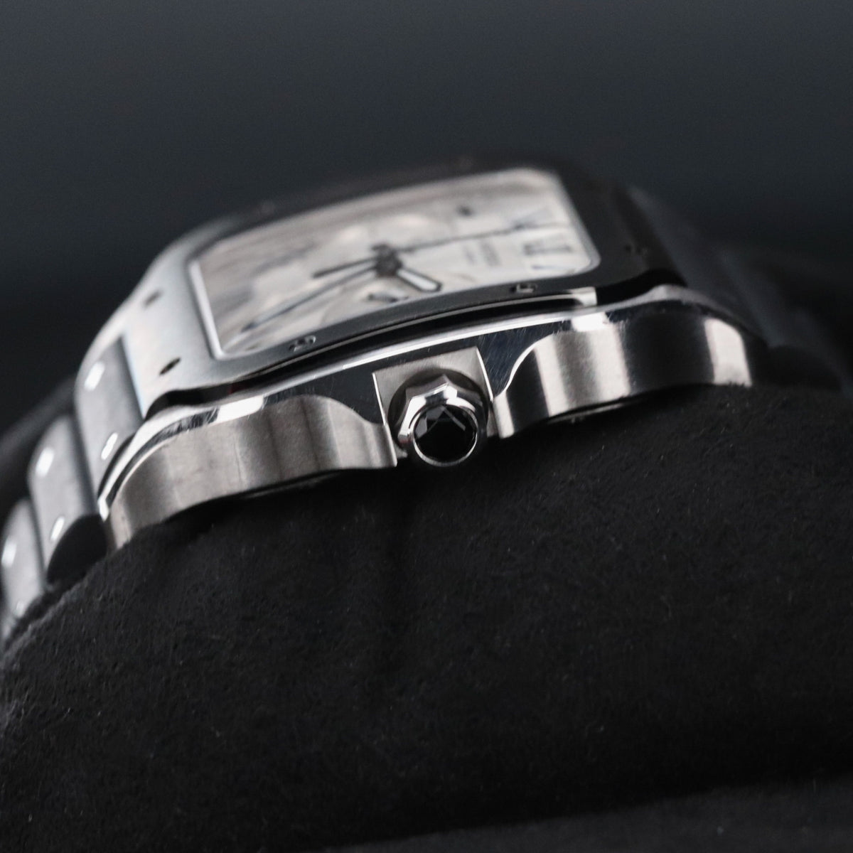 Cartier Santos De Cartier Chronograph 43.3mm Extra Large Model White Silver Roman WSSA0017