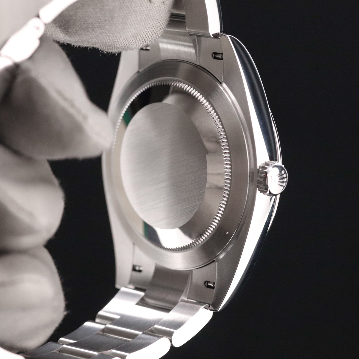 Rolex Datejust 41 White Roman Dial Smooth Bezel Lacquer Oyster Steel 126300