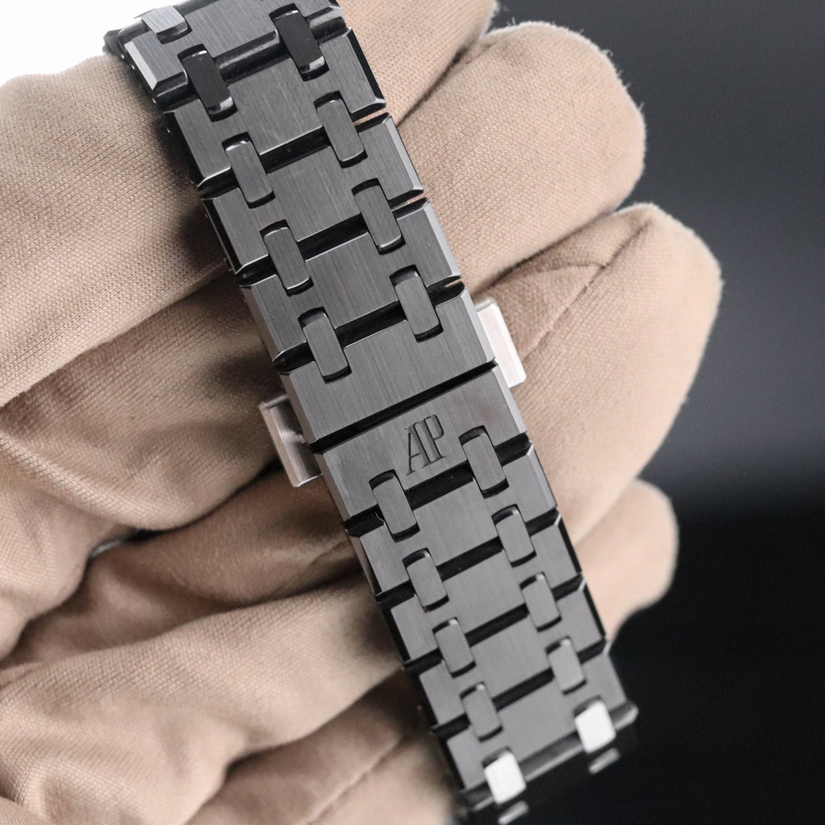 Audemars Piguet Royal Oak Selfwinding 34mm Black Ceramic Black Dial Gold Selfwinding 77350CE.OO.1266CE.01