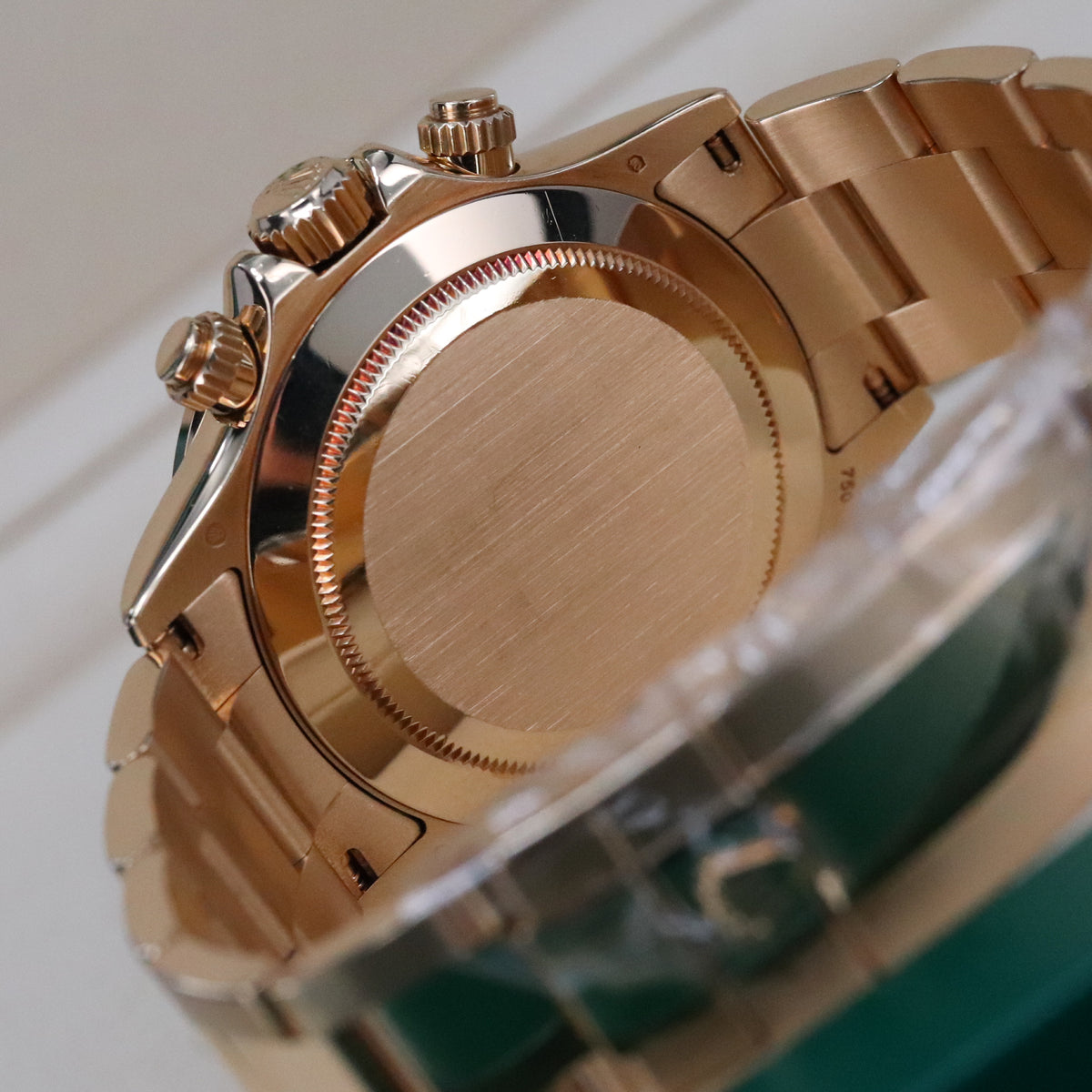 Rolex Daytona Complete Set 40mm Baguette Mother of Pearl Tahitian Dial Yellow Gold Oyster Bracelet 116568BR