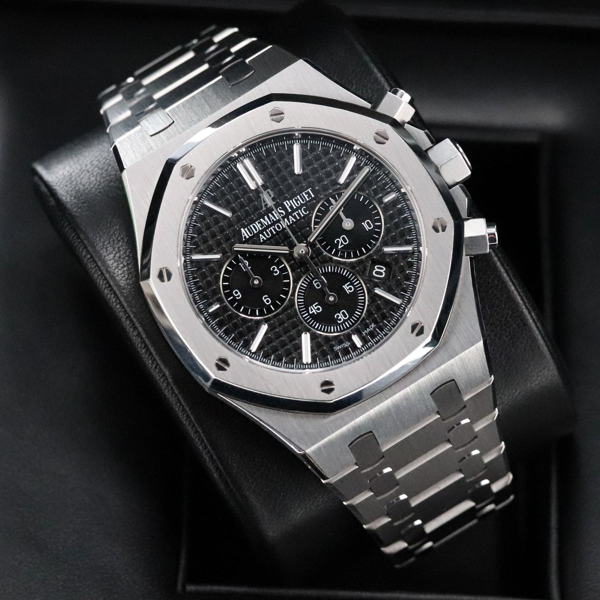 Audemars Piguet Royal Oak Chronograph Black Dial 41mm Stainless Steel 26320ST