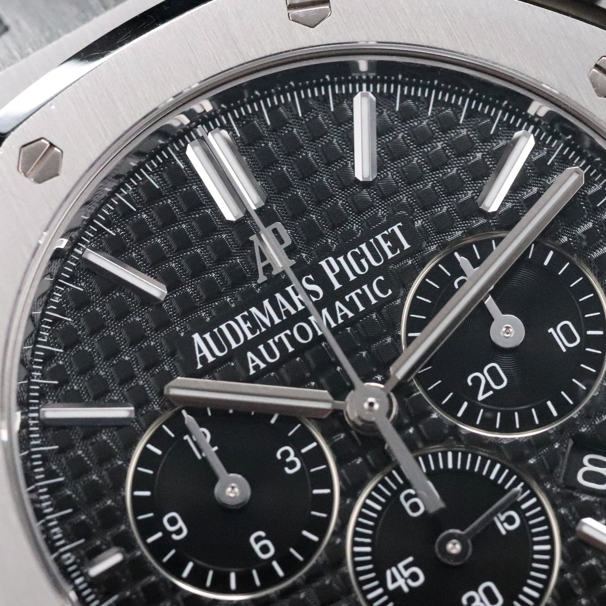 Audemars Piguet Royal Oak Chronograph Black Dial 41mm Stainless Steel 26320ST