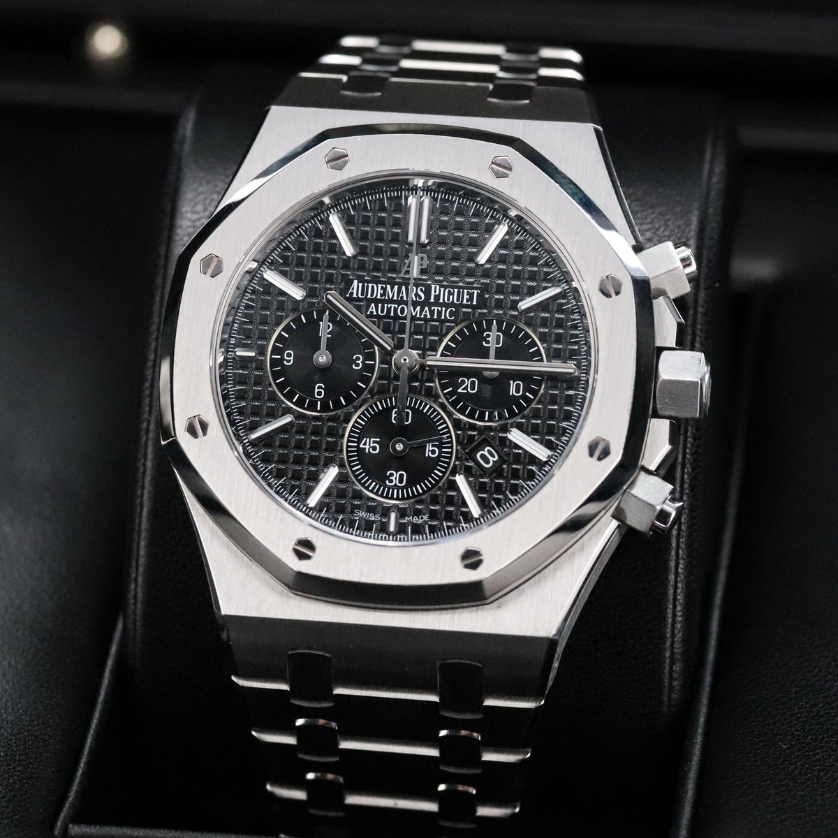 Audemars Piguet Royal Oak Chronograph Black Dial 41mm Stainless Steel 26320ST