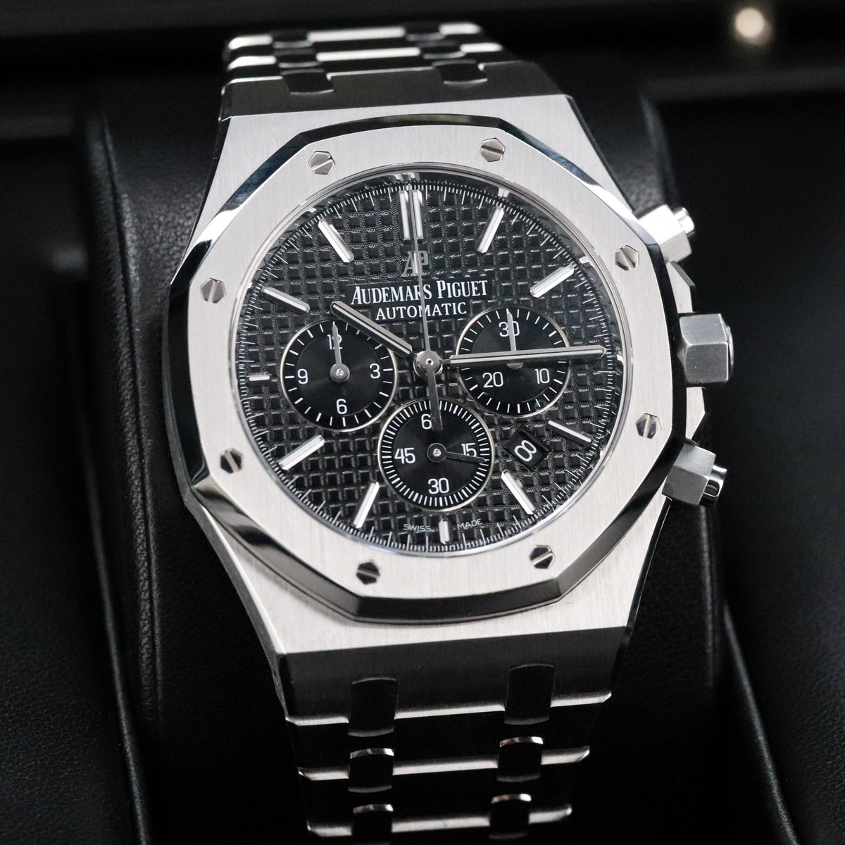 Audemars Piguet Royal Oak Chronograph Black Dial 41mm Stainless Steel 26320ST
