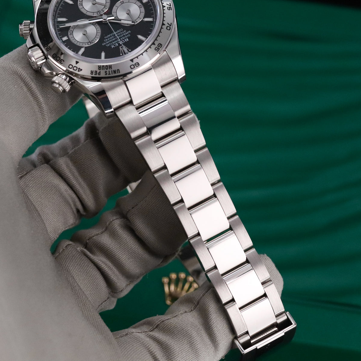 Rolex Daytona Baby LeMans 2025 Complete 40mm White Gold Black Dial Silver Sub Dials Oyster 126509
