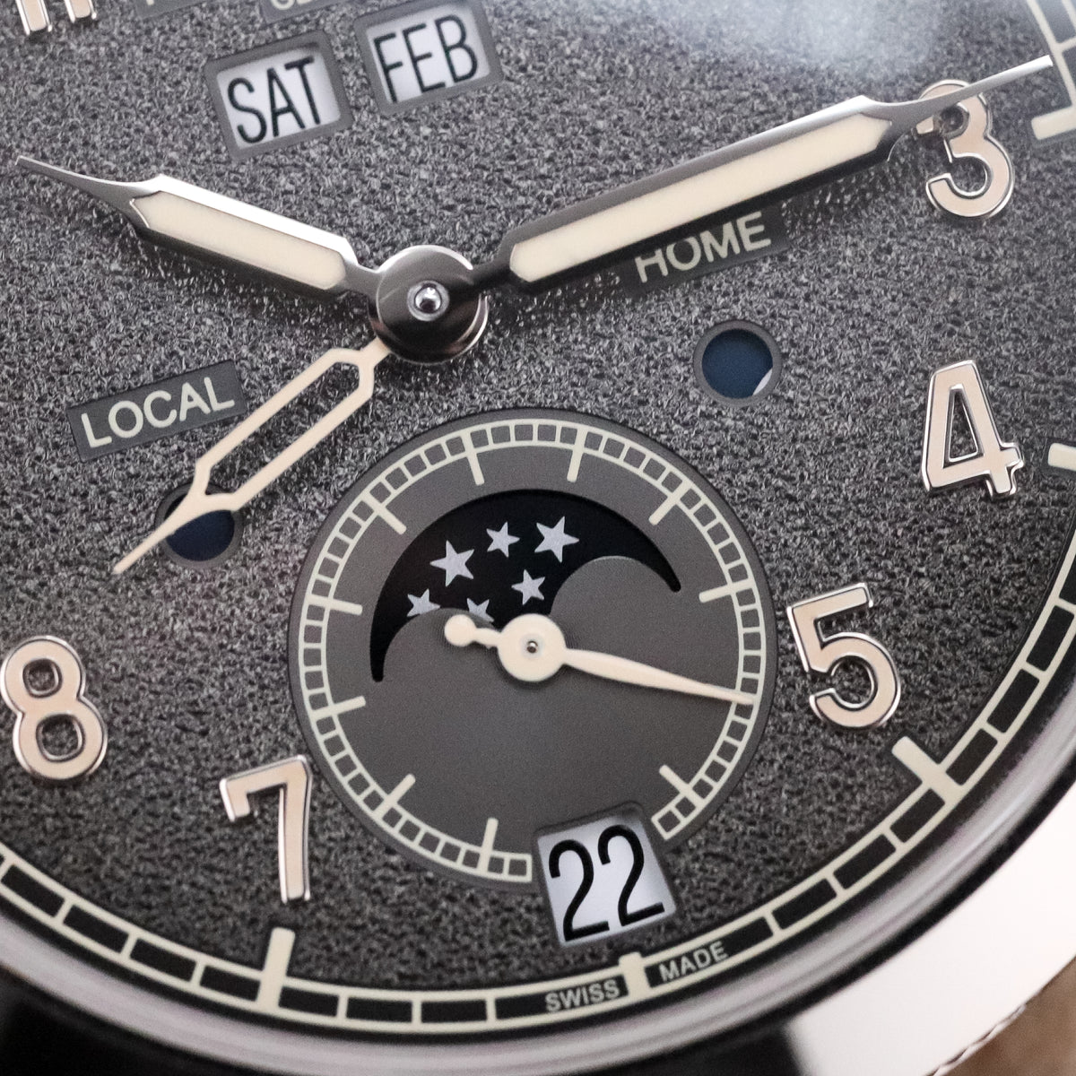 Patek Philippe Annual Calendar Travel Time 2022 Complete 41mm White Gold Charcoal Gray Dial Calfskin Strap 5326G-001