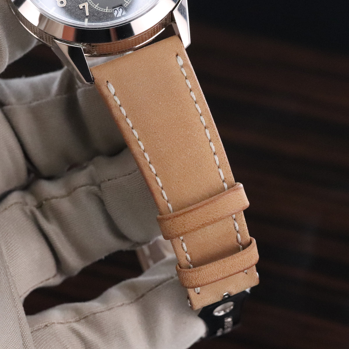 Patek Philippe Annual Calendar Travel Time 2022 Complete 41mm White Gold Charcoal Gray Dial Calfskin Strap 5326G-001