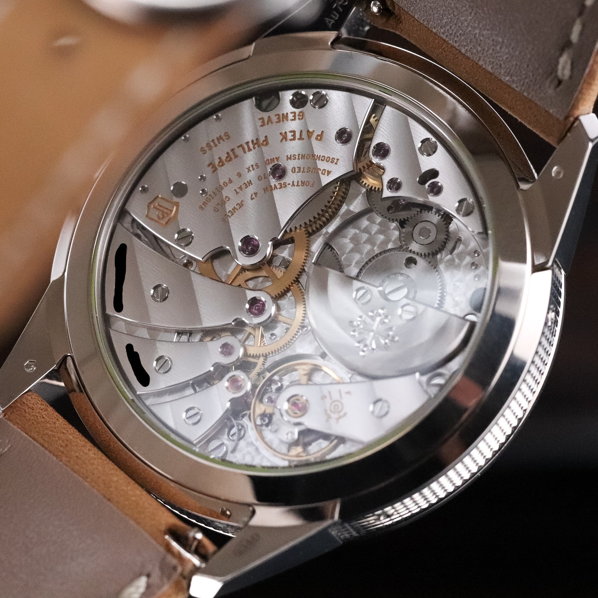 Patek Philippe Annual Calendar Travel Time 2022 Complete 41mm White Gold Charcoal Gray Dial Calfskin Strap 5326G-001