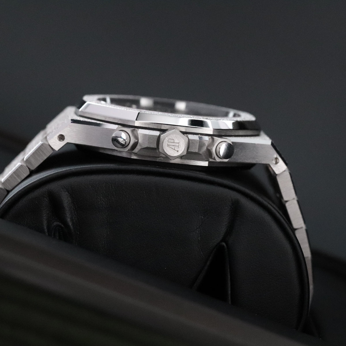 Audemars Piguet Royal Oak Chronograph Complete 41mm Frosted White Gold Black Dial Frosted Bracelet 26331BC.GG.1224BC.03 - Limited to 111 Pieces