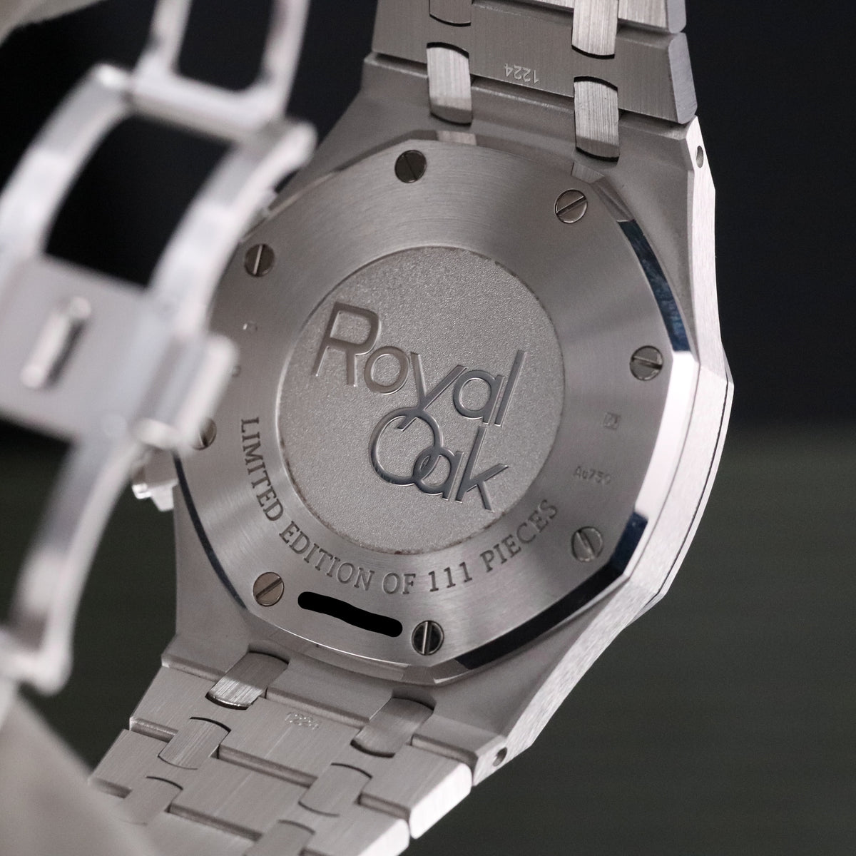 Audemars Piguet Royal Oak Chronograph Complete 41mm Frosted White Gold Black Dial Frosted Bracelet 26331BC.GG.1224BC.03 - Limited to 111 Pieces